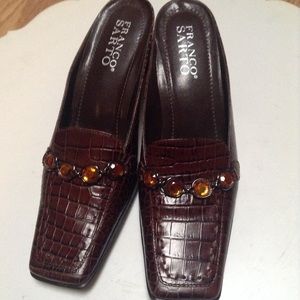 Franco Sarto Croc Clog slip On shoes size 5.5